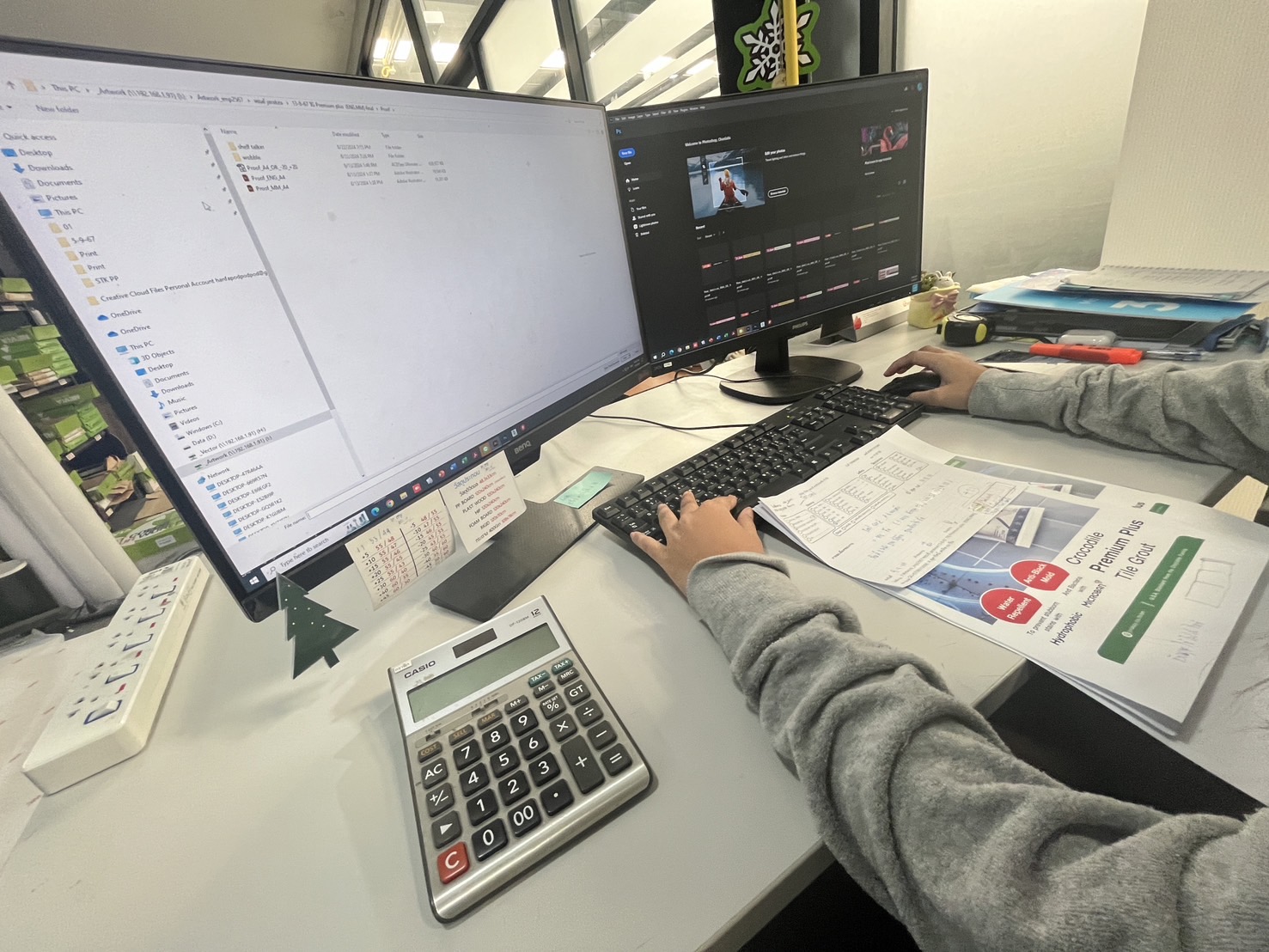 What areas can businesses use graphic design work in?